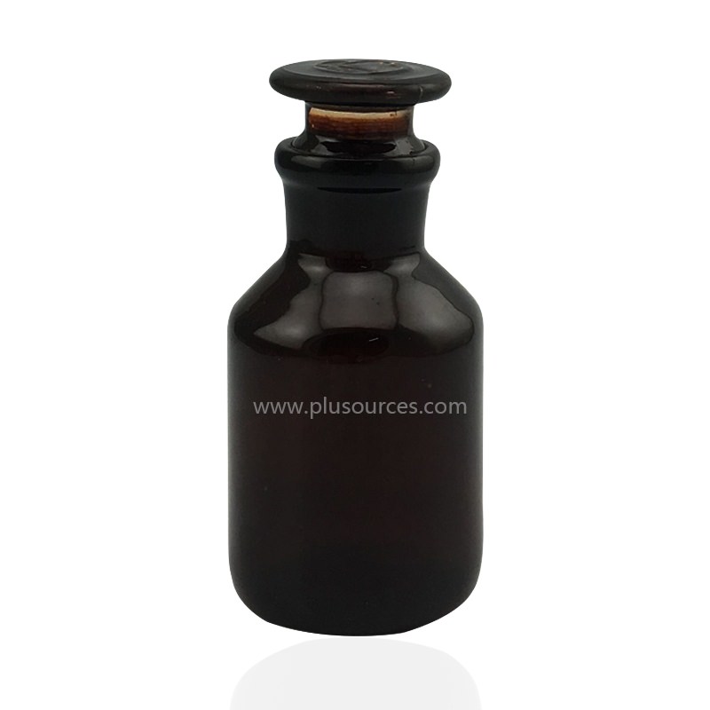 蜀牛棕色试剂瓶，广口，125mL，玻璃，AB034563