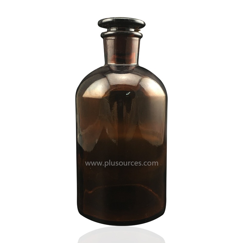 玻璃瓶，小口，1000mL，棕色，1pcs，AB030027
