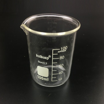 葵花烧杯，玻璃，100mL，透明，AB030522
