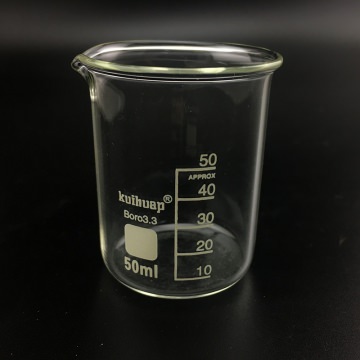 葵花烧杯，玻璃，50mL，透明，AB030521