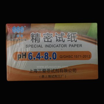 精密试纸，pH，6.4-8.0