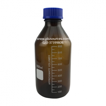 流动相溶剂瓶，带刻度、盖，棕色，1000mL，AB039181